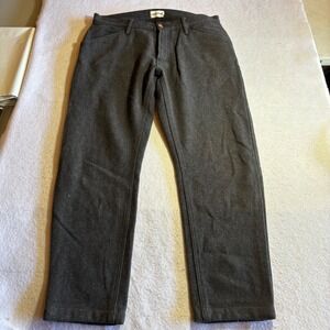 Taylor Stitch Wool Blend Pants Mens Size 33 Charcoal Gray Casual Trousers